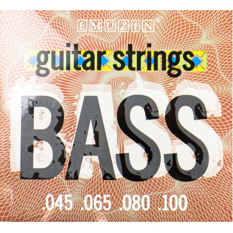 Струны EMUZIN 4S45-100 для бас-гитары - фото 1
