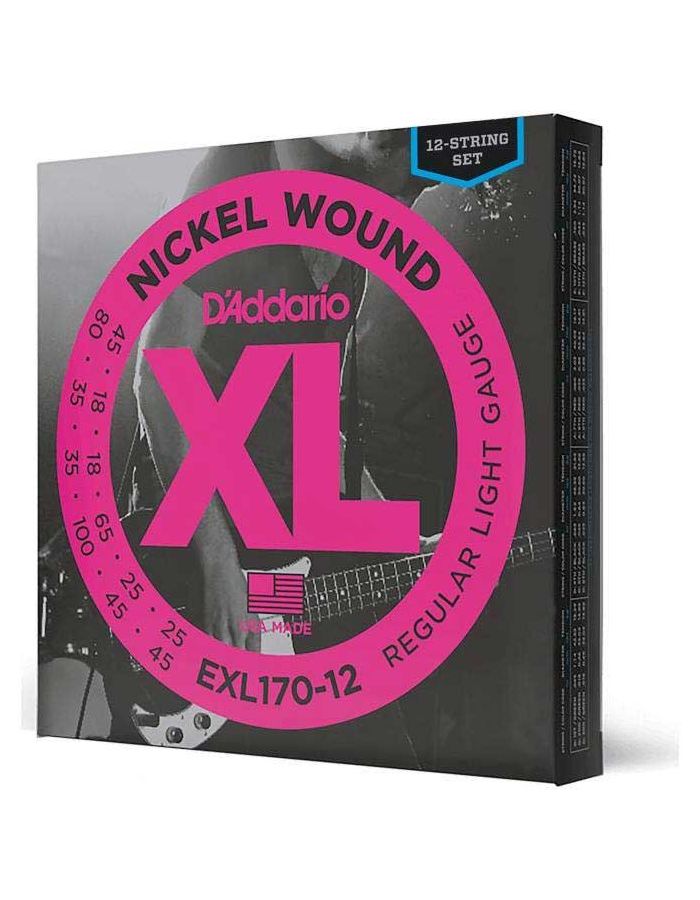 

Струны для бас-гитары D'ADDARIO EXL170 12