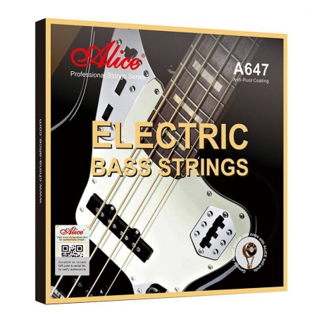Струны ALICE A647 (4)-M для бас-гитары - фото 1