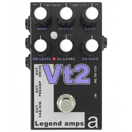 Двухканальный гитарный предусилитель AMT Electronics Vt-2 Legend Amps 2 Vt2 VHT - фото 1