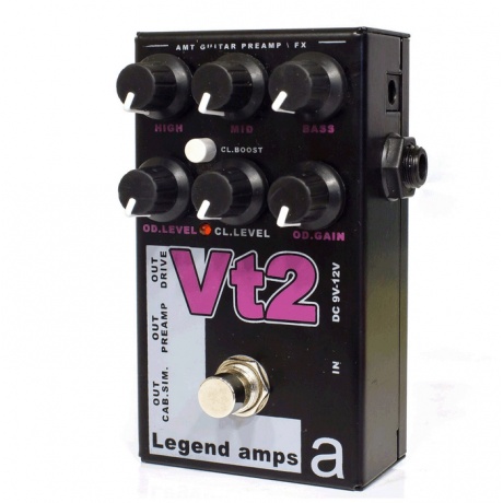 Двухканальный гитарный предусилитель AMT Electronics Vt-2 Legend Amps 2 Vt2 VHT - фото 3