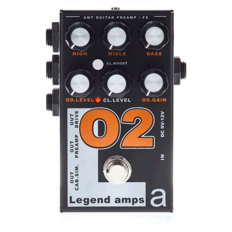 Двухканальный гитарный предусилитель AMT Electronics O-2 Legend Amps 2 О2(Orange DC30 - фото 1