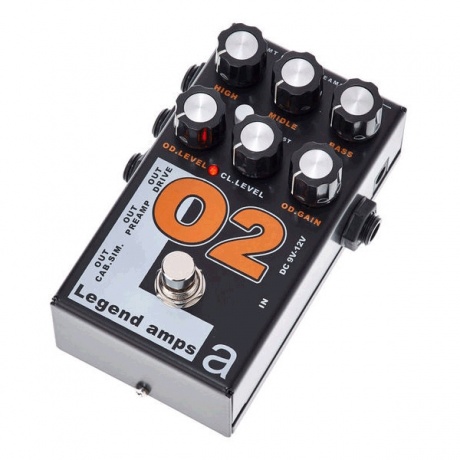 Двухканальный гитарный предусилитель AMT Electronics O-2 Legend Amps 2 О2(Orange DC30 - фото 3