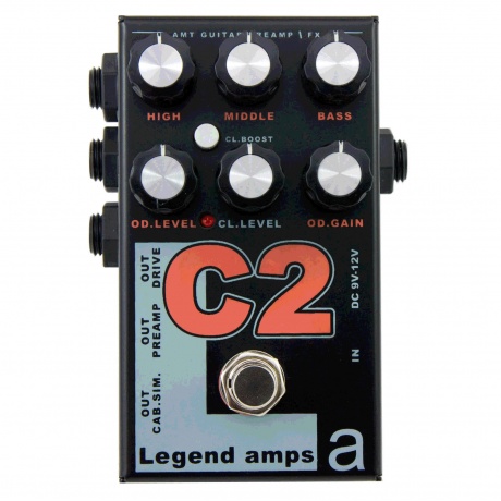 Двухканальный гитарный предусилитель AMT Electronics C-2 Legend Amps 2 C2 - фото 1