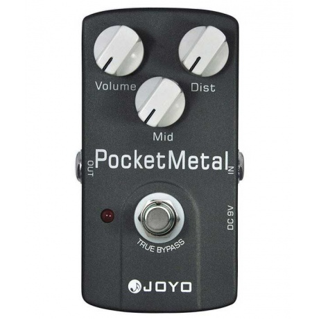 Педаль эффектов Joyo JF-35-Pocket-Metal-Dist - фото 1