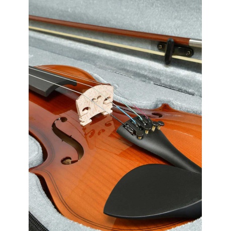 Скрипка ANTONIO LAVAZZA VL-28L 4/4 КОМПЛЕКТ кейс + смычок + канифоль - фото 5