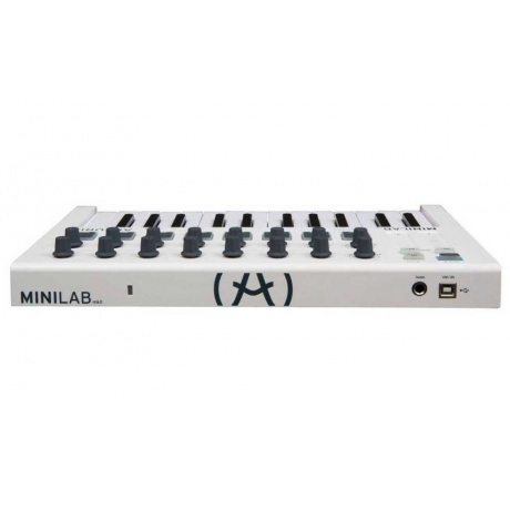 Клавиатура MIDI Arturia MiniLab mkII 25 клавишная низкопрофильная динамическая 16 энкодеров - фото 3