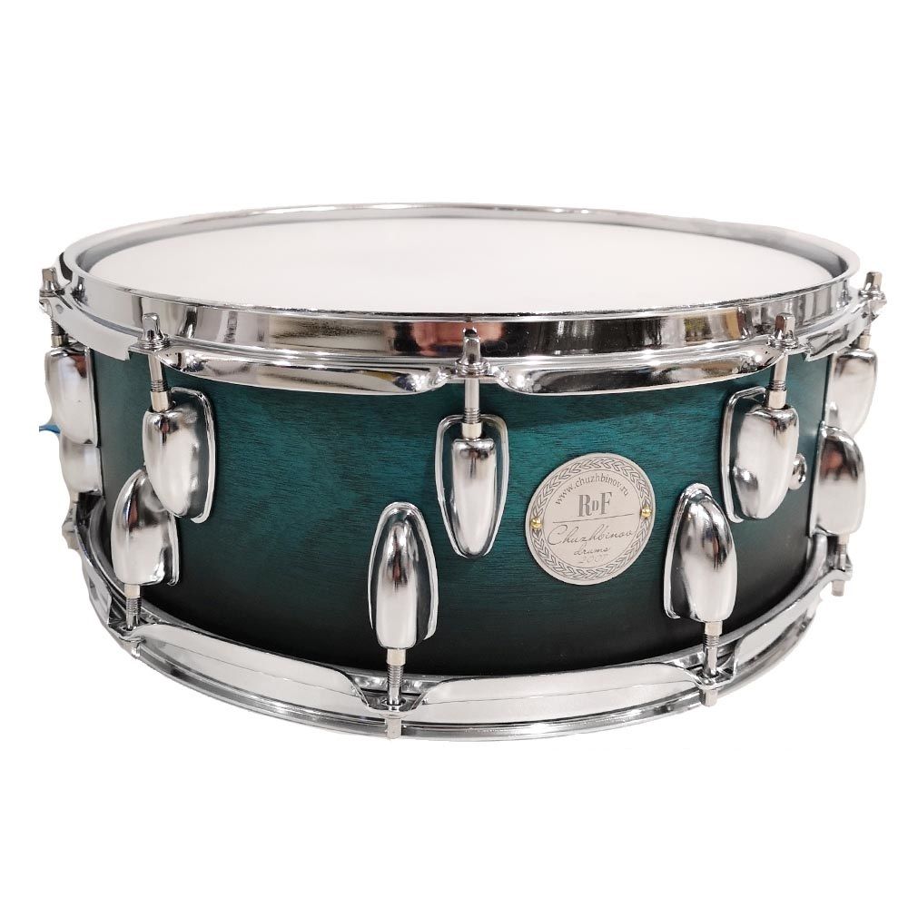 Малый барабан Chuzhbinov Drums RDF1455BE 14x5.5"бирюзовый