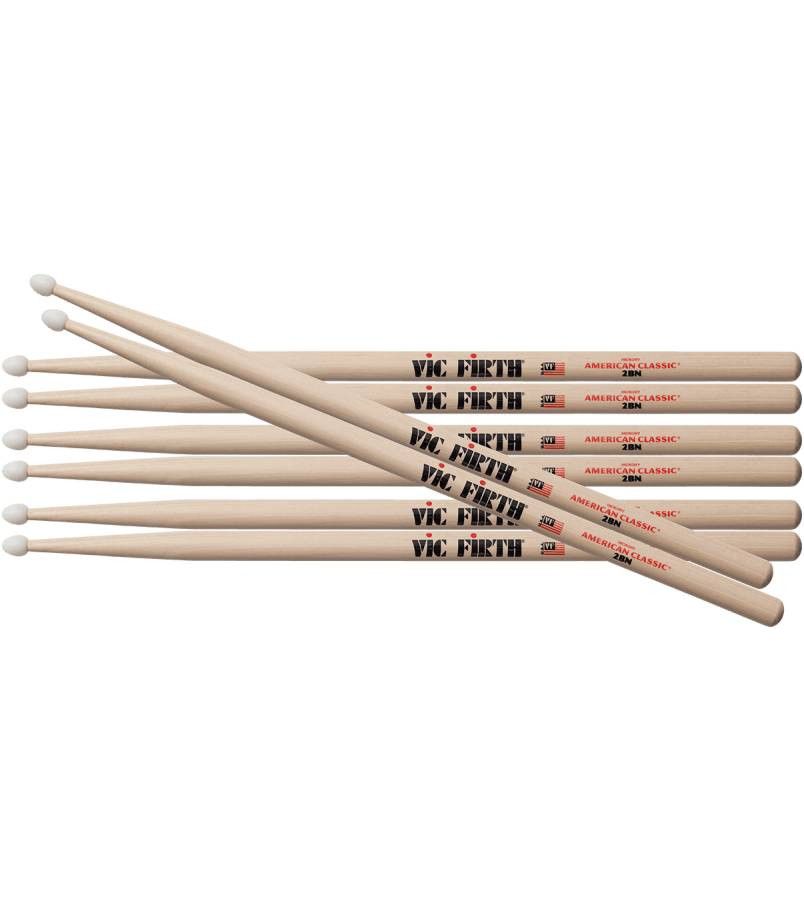 

Барабанные палочки орех VIC FIRTH 2BN 3+1