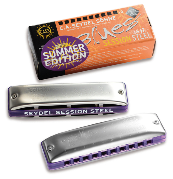 Губная гармошка Seydel Sohne 10301A_S Session Steel Summer Edition A
