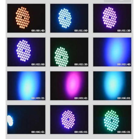 Светодиодный прожектор смены цвета Big Dipper LPC007 колорчэнджер RGB 54х3Вт - фото 2