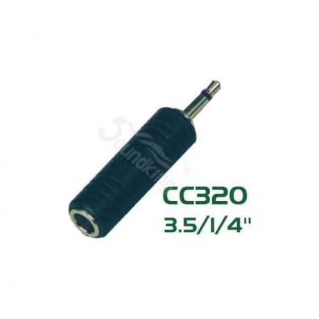 Переходник Soundking CC320 3,5мм моно штекер - 6,35мм моно гнездо ...