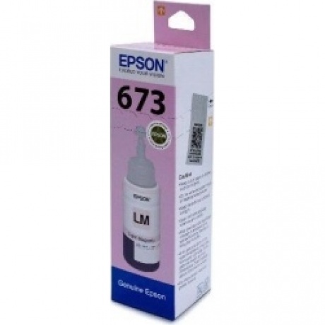 Чернила Epson 673 C13T673698 (аналог C13T67364A) светло-пурпурный 70мл для Epson L800/L810/L850/L1800 - фото 2