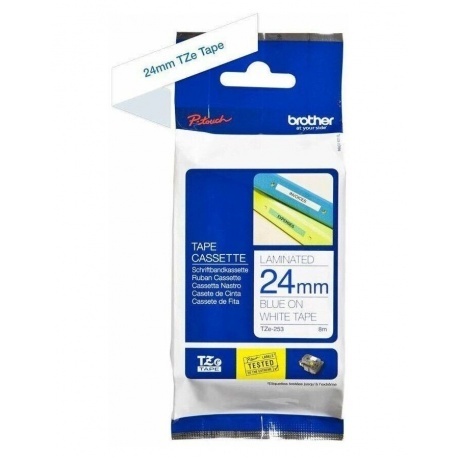 Картридж ленточный Brother TZE253 для Brother P-Touch - фото 4