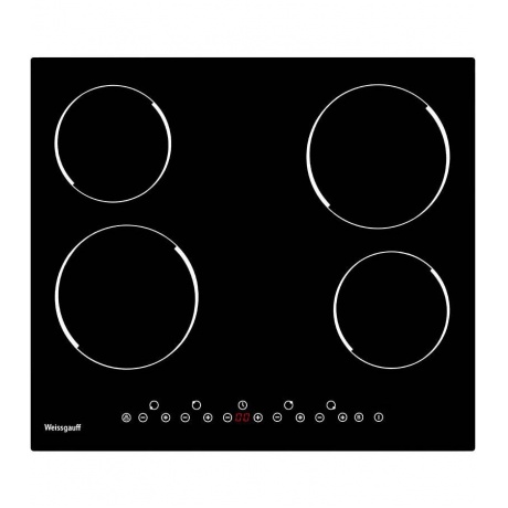 Электрическая варочная панель Weissgauff HV 640 B черный - фото 1