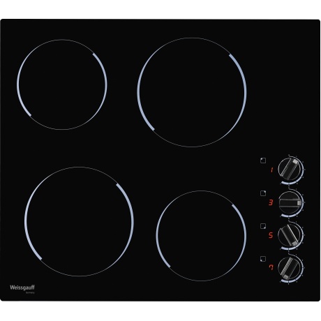 Электрическая варочная панель Weissgauff HV 640 BK черная - фото 1