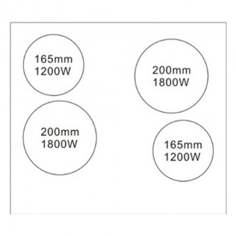 Электрическая варочная панель Weissgauff HV 640 BK черная - фото 4
