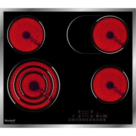 Электрическая варочная панель Weissgauff HV 643 BSX черная - фото 2