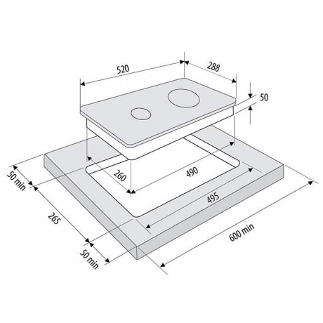 Индукционная варочная поверхность Krona Vento 30 черный - фото 7