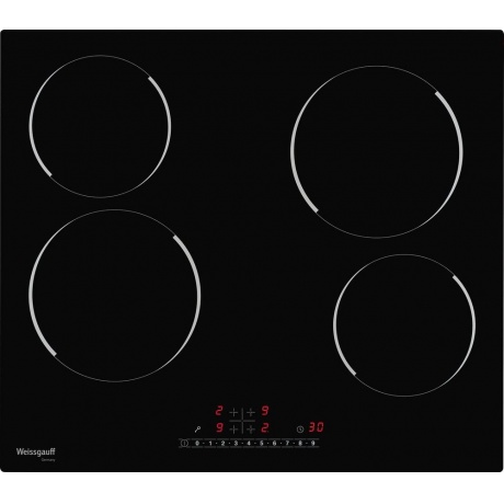 Электрическая варочная панель Weissgauff HV 640 BS черная - фото 1