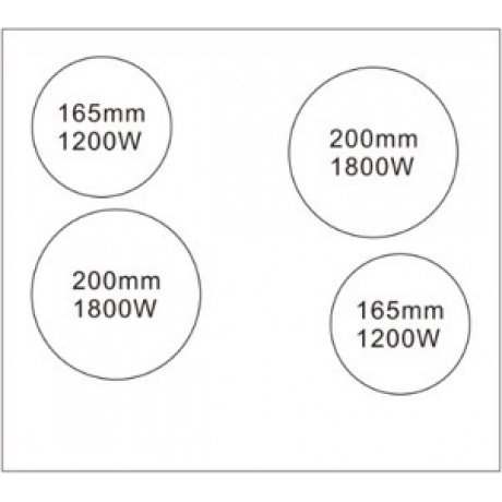 Электрическая варочная панель Weissgauff HV 640 BS черная - фото 3