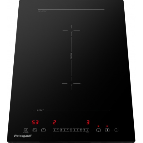 Индукционная варочная панель Weissgauff HI 32 BFZC черная - фото 2