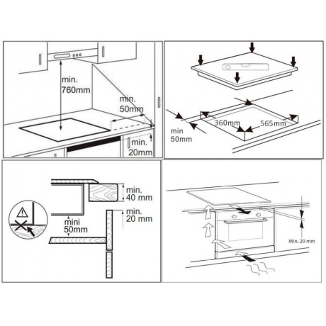 Индукционная варочная панель Weissgauff HI 412 H черная - фото 3