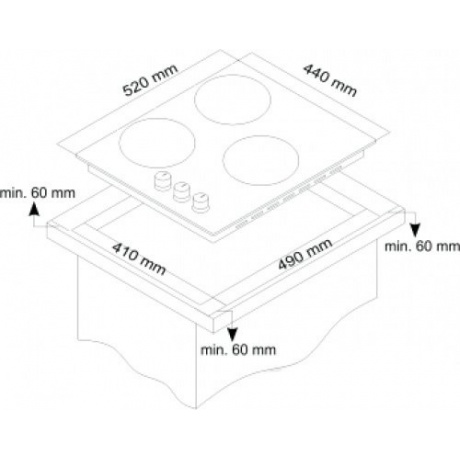 Электрическая варочная панель Simfer H45D13V011, 45 см - фото 5
