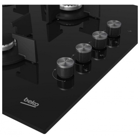Газовая варочная поверхность Beko HILW64122S черный - фото 4