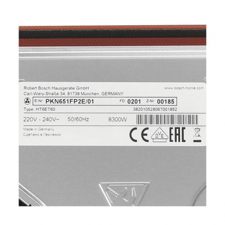 Варочная поверхность Bosch PKN651FP2E черный - фото 5