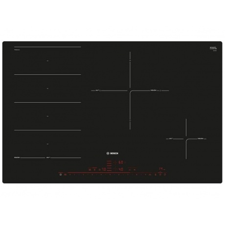 Индукционная варочная поверхность Bosch PXE801DC1E черный - фото 1