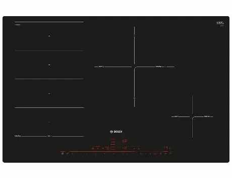 Индукционная варочная поверхность Bosch PXE801DC1E черный