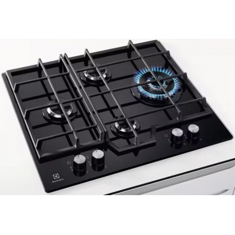 Газовая варочная панель Electrolux KGG6456K черная - фото 11