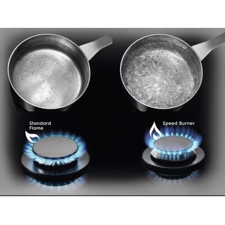 Газовая варочная панель Electrolux KGG6456K черная - фото 10