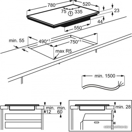 Индукционная варочная панель Electrolux EIP8146 черный - фото 9