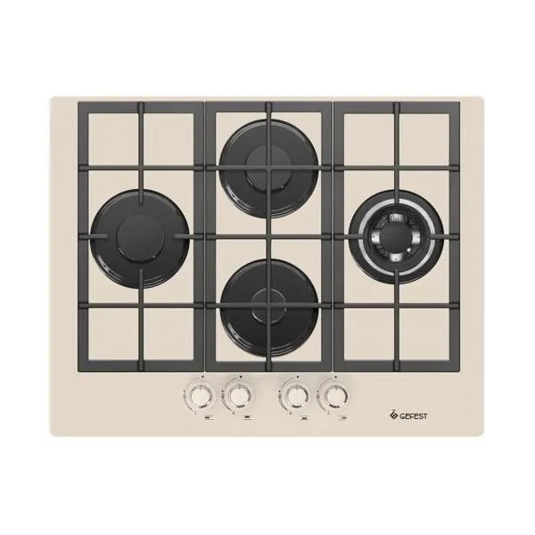 Газовая варочная поверхность Gefest ПВГ 2231-01 В81 бежевый - фото 1