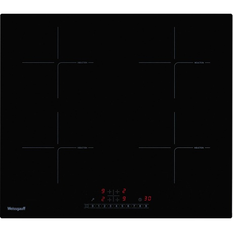 Индукционная варочная панель Weissgauff HI 632 BSC черная - фото 1