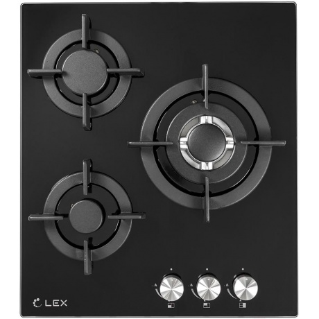 

Газовая варочная панель Lex GVG 430 BL черный
