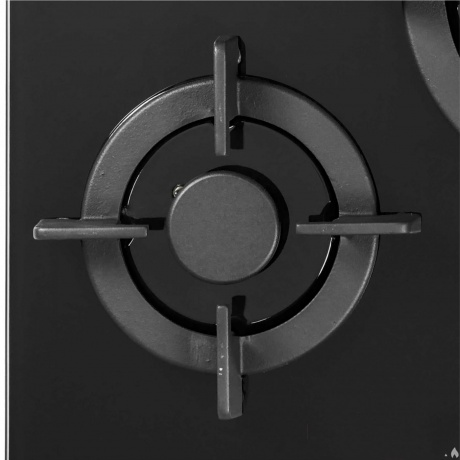 Газовая варочная панель Lex GVG 430 BL черная - фото 2