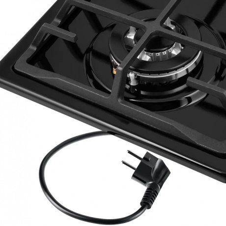 Газовая варочная поверхность Maunfeld EGHE.32.63CB/G черный - фото 12