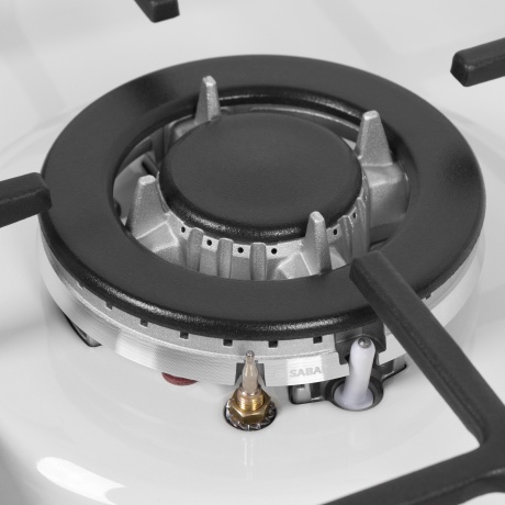 Газовая варочная панель Maunfeld EGHE.43.33CW/G белая - фото 8