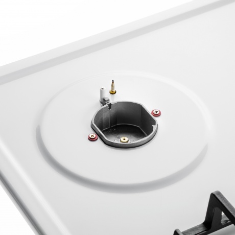 Газовая варочная панель Maunfeld EGHE.64.6CW/G белая - фото 13