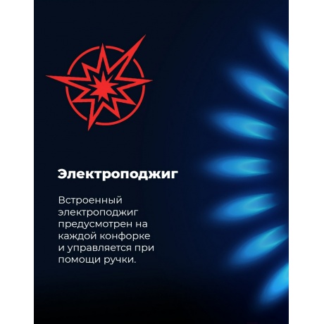 Газовая варочная панель Maunfeld EGHE.64.6CW/G белая - фото 17