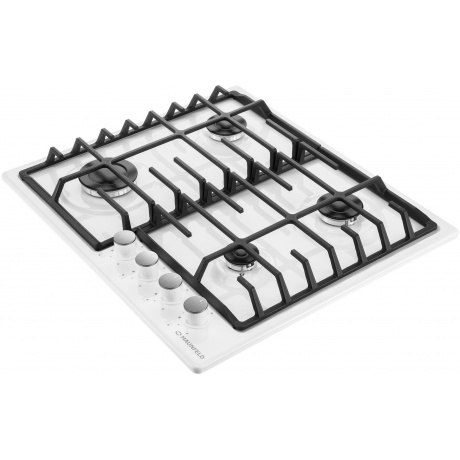 Газовая варочная панель Maunfeld EGHE.64.6CW/G белая - фото 7