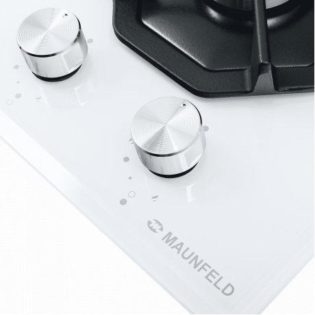 Газовая варочная панель Maunfeld EGHG.32.2CW/G белая - фото 4