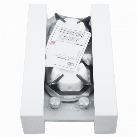 Газовая варочная панель Maunfeld EGHG.32.2CW/G белая - фото 5