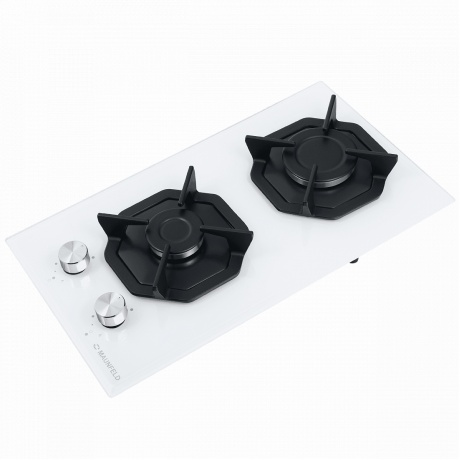 Газовая варочная панель Maunfeld EGHG.32.2CW/G белая - фото 6