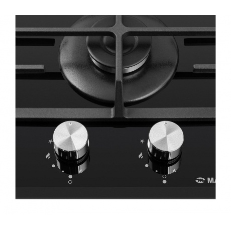 Газовая варочная поверхность Maunfeld EGHG.32.6CB/G черный - фото 6