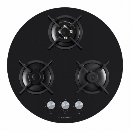 Газовая варочная панель Maunfeld EGHG.43.23CB/G черная - фото 2
