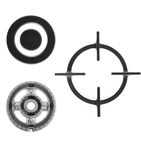 Газовая варочная панель Maunfeld EGHG.43.23CB/G черная - фото 17